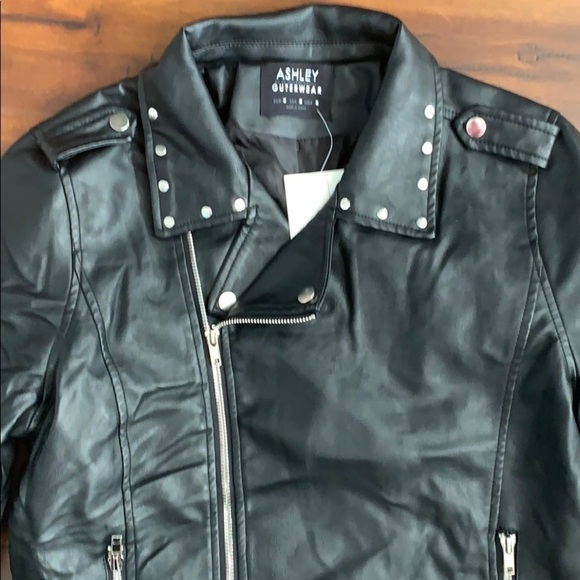 ASHLEY by 26 International Outerwear Moto Jacket - Picture 11 of 13